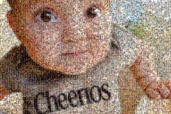 cheerios mosaic clip