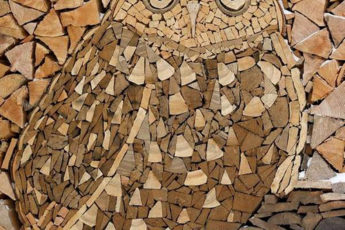 Gary Tallman Cordwood Mosaics