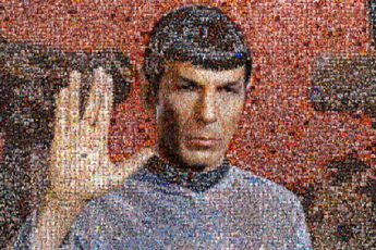 The Spock Photo Mosaic Tribute