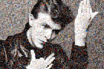 David Bowie Photo Mosaic Tribute
