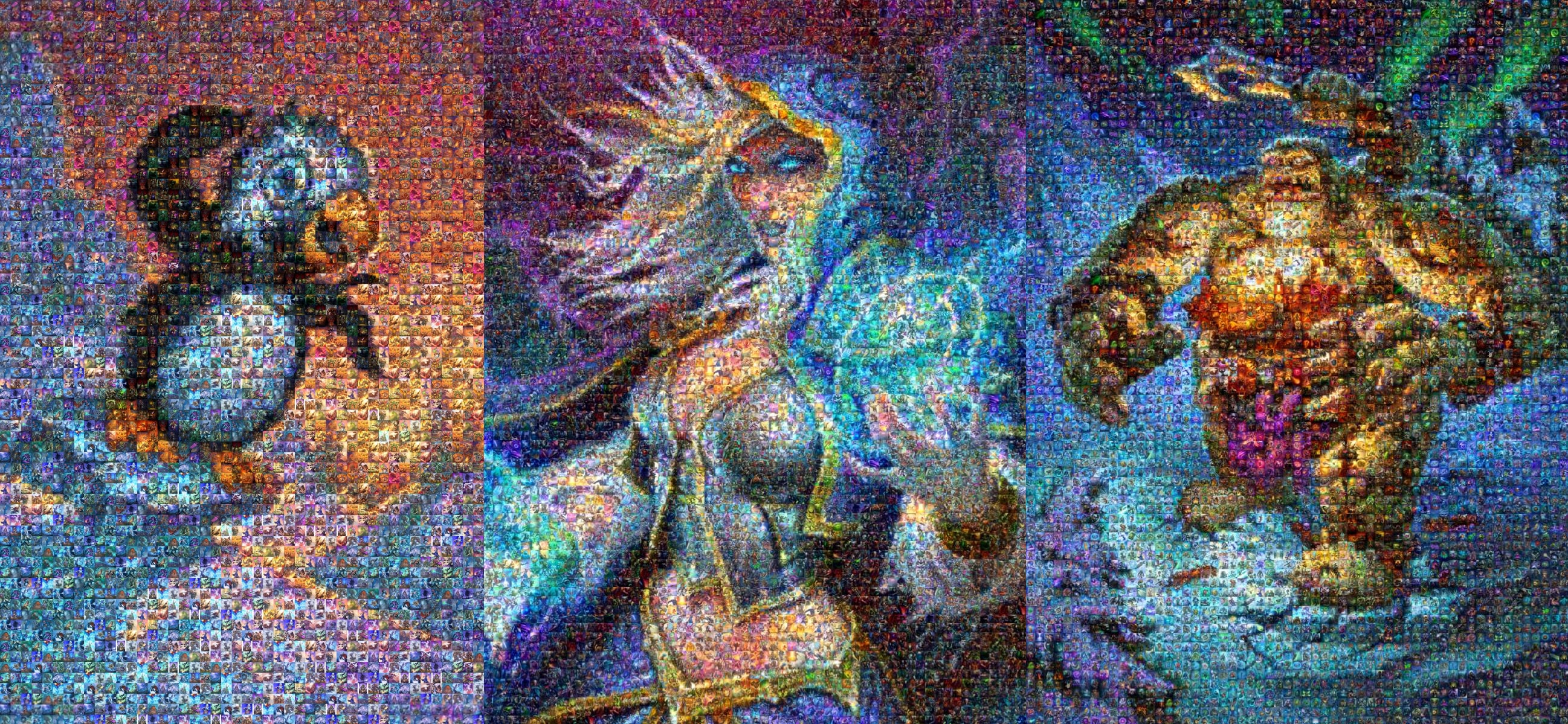 Hearthstone photo mosaic