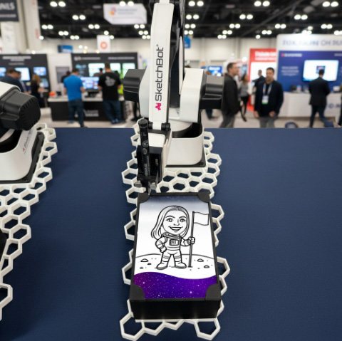 A photo of me as an astronaut, sketched by Dream Studio