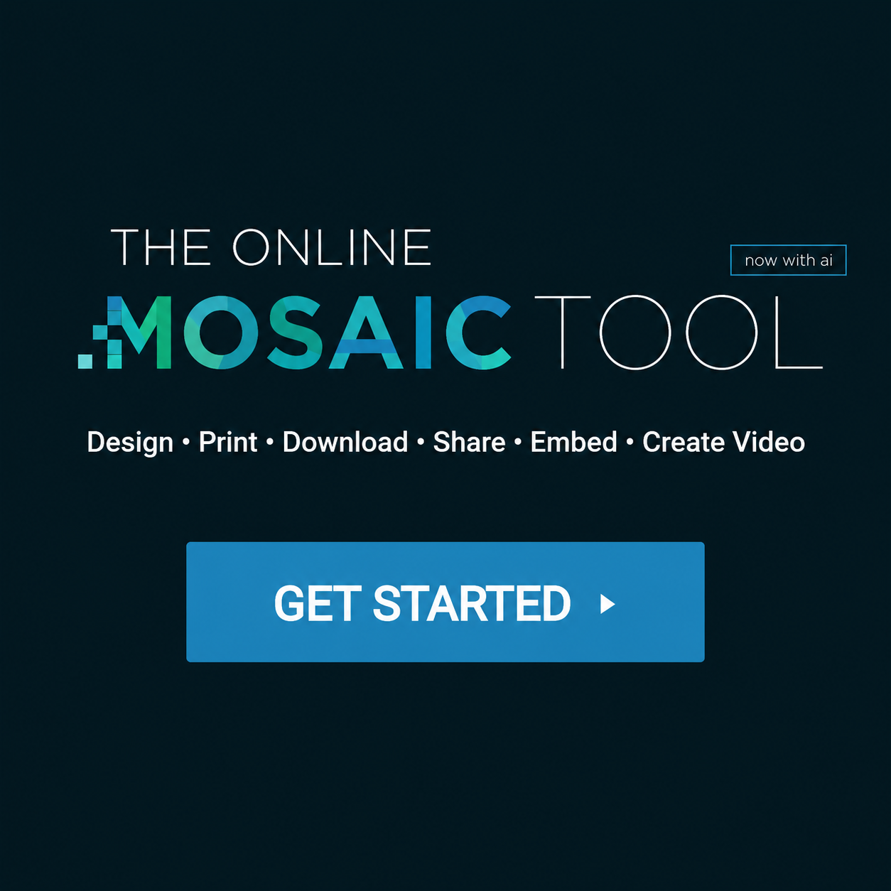Picture Mosaics' Online Mosaic Tool